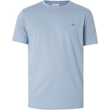 Gant Camiseta Con Escudo Normal Azul