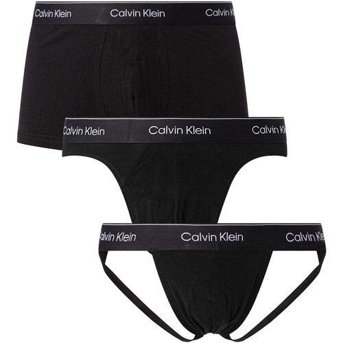 Ropa interior Hombre Calzoncillos Calvin Klein Jeans Paquete De 3 Paquetes Múltiples This Is Love Negro