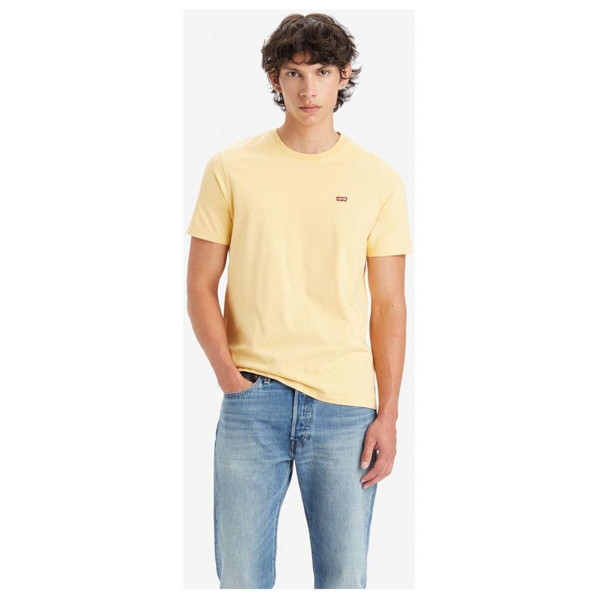 textil Hombre Tops y Camisetas Levi's 56605 0205 ORIGINAL TEE-SAHARA Beige