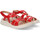 Zapatos Mujer Sandalias Wonders WAVE Rojo
