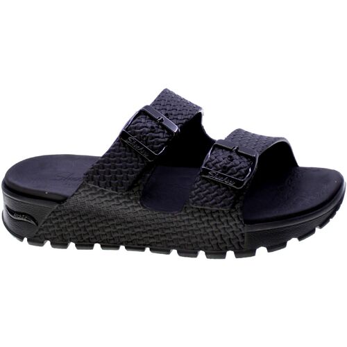 Zapatos Mujer Sandalias Skechers Mules Donna Nero Arch Fit Footsteps Hi Ness 111378bbk Negro