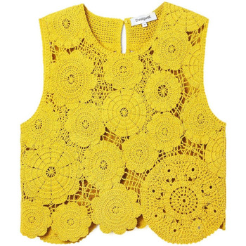 textil Mujer Tops / Blusas Desigual YELLIT 24SWTK98 Amarillo