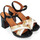 Zapatos Mujer Zapatos de tacón Chie Mihara Sandalia de tacón  negro, blanco y dorado Otros