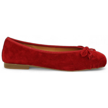 Zapatos Mujer Mocasín Noholita Lilou Ante Rojo