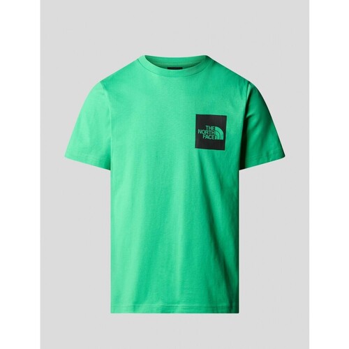 textil Hombre Camisetas manga corta The North Face CAMISETA  FINE TEE  OPTIC EMERALD Verde
