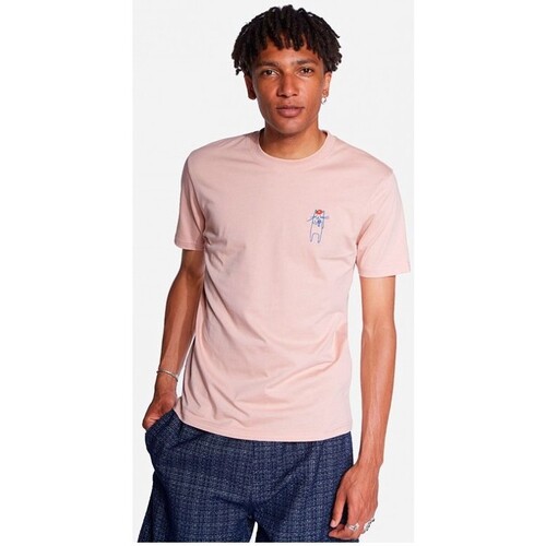 textil Hombre Camisetas manga corta Ollow Olow Jaja Tshirt Pink Rosa