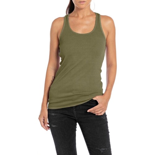 textil Mujer Tops / Blusas Replay Top--W3989M.000.22839G-833 Multicolor