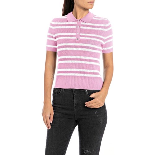 textil Mujer Tops / Blusas Replay Malla--DK6059.000.G22578-20 Multicolor