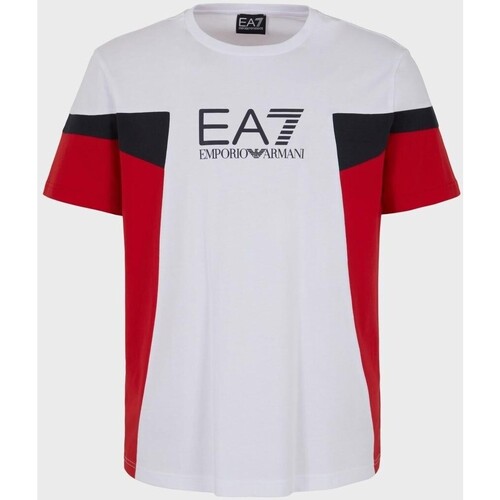 textil Hombre Camisetas manga corta Ea7 Emporio Armani CAMISETA--3DPT10-PJ02Z-1100 Multicolor