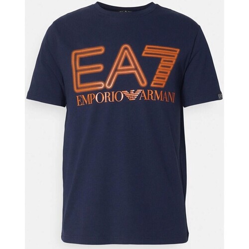 textil Hombre Camisetas manga corta Ea7 Emporio Armani CAMISETA--3DPT37-PJMUZ-1554 Multicolor