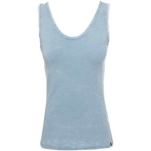 textil Mujer Tops y Camisetas Bsb CAMISETA--051-210131-BLUE Multicolor