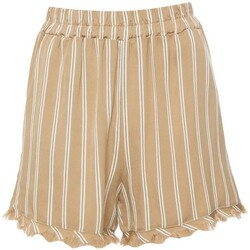 textil Mujer Pantalones Bsb SHORT--051-241007-BEIGE Multicolor