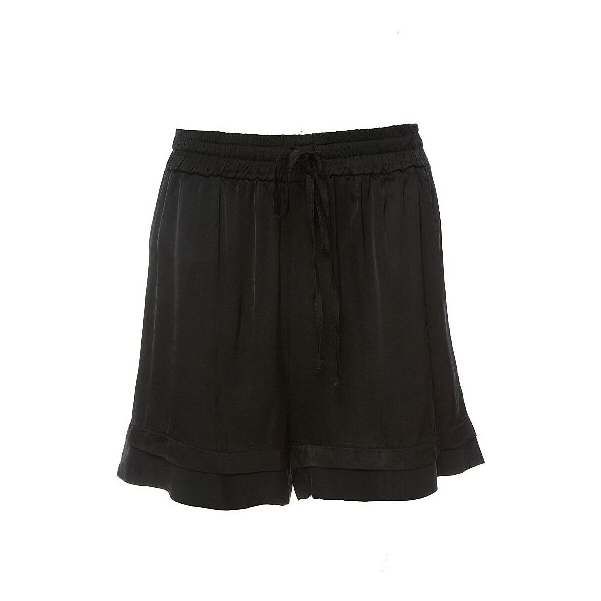 textil Mujer Pantalones Bsb SHORT  051-241005-BLACK Multicolor