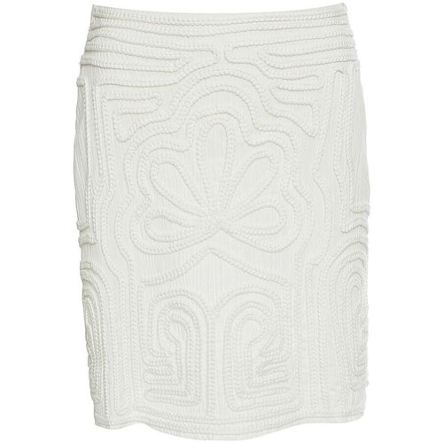 textil Mujer Faldas Bsb FALDA--051-213001-OFF WHITE Multicolor