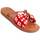 Zapatos Mujer Sandalias Leindia 89632 Rojo