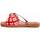 Zapatos Mujer Sandalias Leindia 89632 Rojo