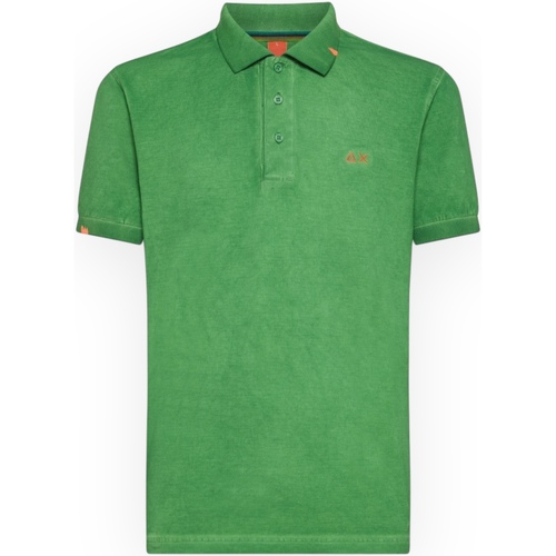 textil Hombre Tops y Camisetas Sun68 A34143 88 Verde