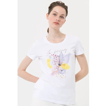 textil Mujer Tops y Camisetas Fracomina FR24ST3004J464N5 Incoloro
