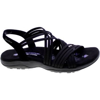 Zapatos Mujer Sandalias Skechers Sandalo Donna Nero Reggae Sunny Side 163185bbk Negro