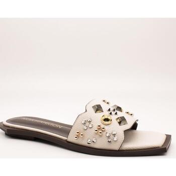 Zapatos Mujer Zuecos (Mules) Noa Harmon 9703-Blanco Roto Blanco