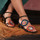 Zapatos Mujer Sandalias Exé Shoes SANDALIA TACÓN LUISA-406 PATENT BLACK NEGRO