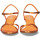 Zapatos Mujer Sandalias Exé Shoes SANDALIA TACÓN LIBRA-102 METALLIC ORANGE NARANJA 