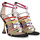 Zapatos Mujer Sandalias Exé Shoes SANDALIA TACÓN EXÉ JADE-705 STRASS MULTICOLOR MULTICOLOR