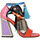 Zapatos Mujer Sandalias Exé Shoes SANDALIA TACÓN DOMINIC-443 PINK CORAL ROSA 