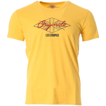 textil Hombre Tops y Camisetas Lee Cooper  Amarillo