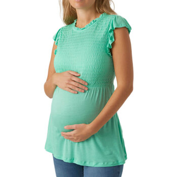 textil Mujer Tops / Blusas Mamalicious  Verde