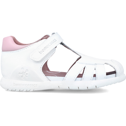 Zapatos Niña Sandalias Biomecanics S  CORAZONES 242230-A Blanco
