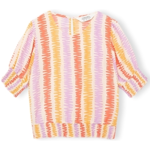 textil Mujer Tops / Blusas Compania Fantastica COMPAÑIA FANTÁSTICA Top 40103 - Stripes Multicolor