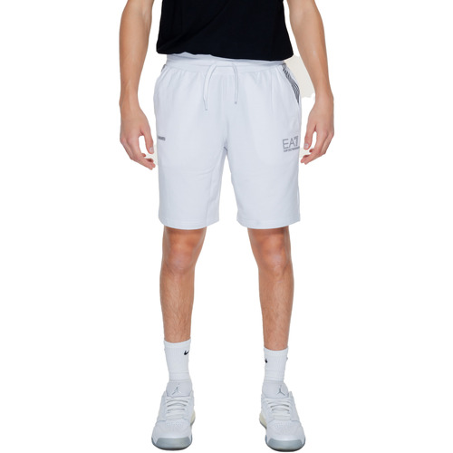 textil Hombre Shorts / Bermudas Emporio Armani EA7 3DPS66 PJLIZ Blanco