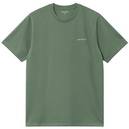 textil Camisetas manga corta Carhartt CARHARTT WIP S/S SCRIPT E Verde