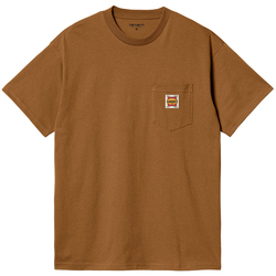 textil Camisetas manga corta Carhartt WIP FIELD POCKET Marrón