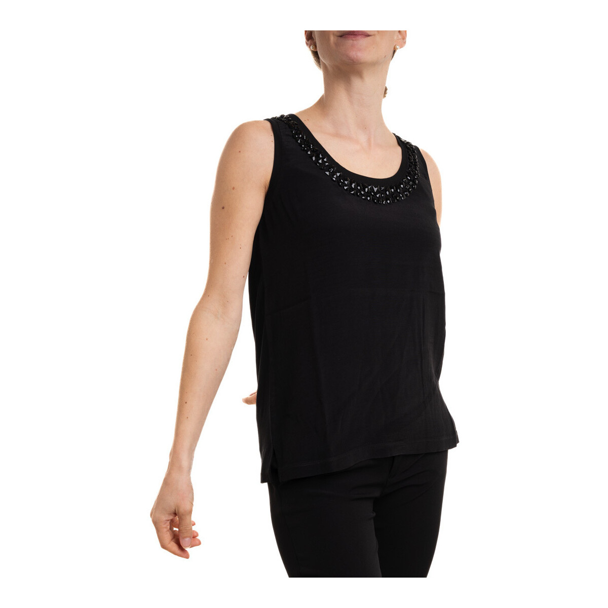 textil Mujer Camisetas sin mangas Kocca UFEAN Negro