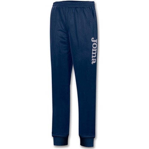 textil Hombre Pantalones de chándal Joma Pantalon Largo Polyfleece Suez Marino Azul