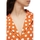 textil Mujer Tops / Blusas Compania Fantastica COMPAÑIA FANTÁSTICA Shirt 12122 - Polka Dots Naranja