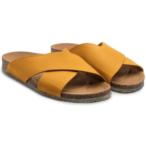 Zapatos Mujer Sandalias Zouri Sun Linen - Mustard Amarillo