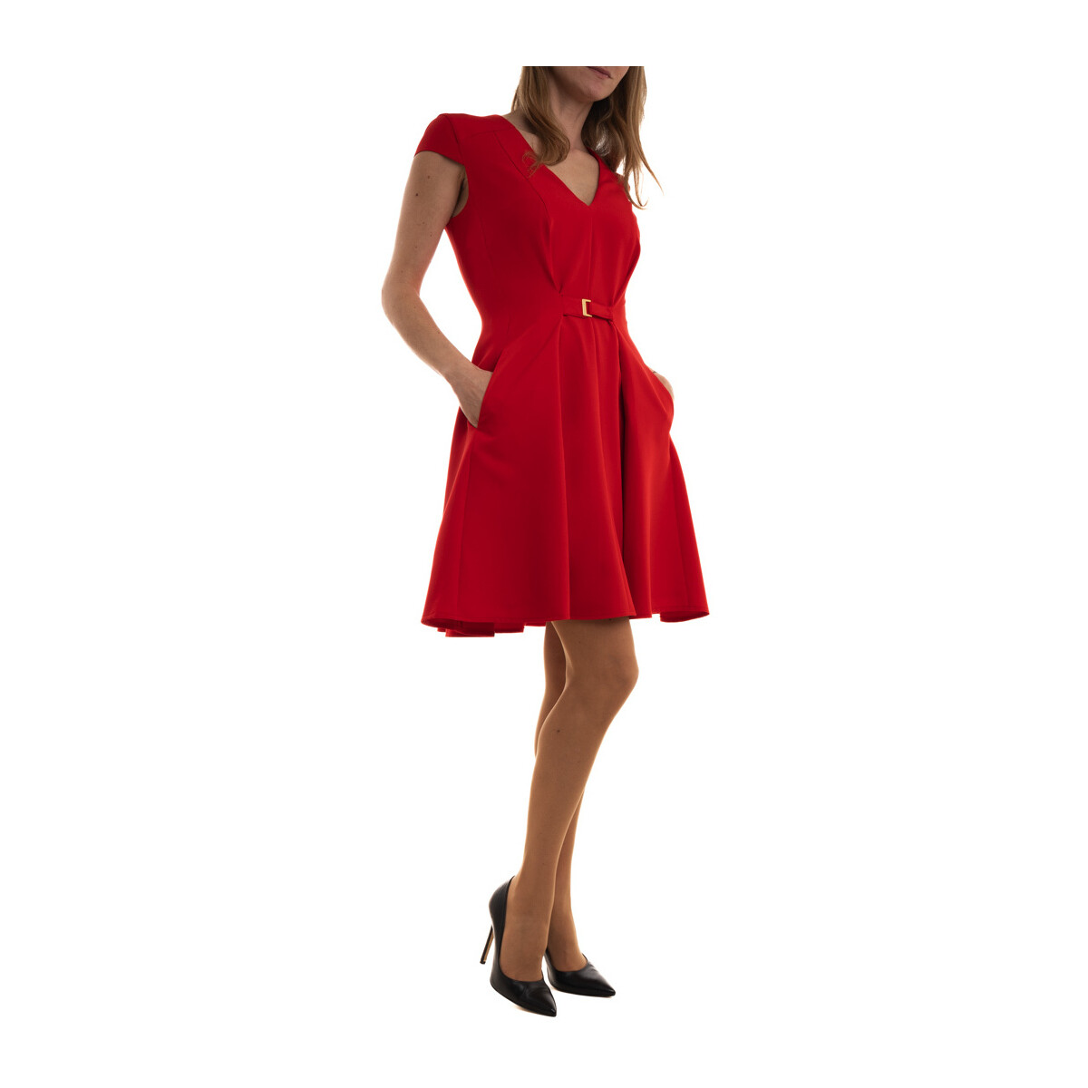 textil Mujer Vestidos Kocca ROXANE Rojo