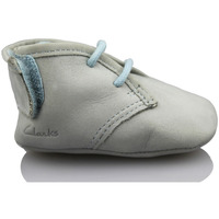 Zapatos Niños Botas Clarks BABY WARM AZUL
