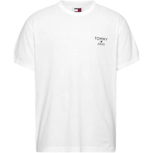 textil Hombre Camisetas manga corta Tommy Hilfiger DM0DM18872-YBR Blanco