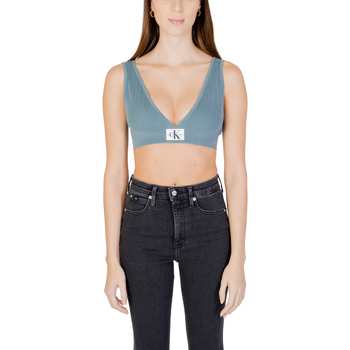 textil Mujer Tops / Blusas Calvin Klein Jeans VARIEGATED RIB J20J222625 Verde