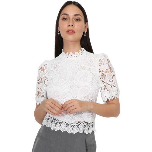 textil Mujer Tops / Blusas La Modeuse 71664_P168461 Blanco