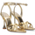 Zapatos Mujer Sandalias Exé Shoes SANDALIA TACÓN SOFI-822 METALLIC GOLD DORADO 