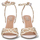 Zapatos Mujer Sandalias Exé Shoes SANDALIA TACÓN EXÉ REBECA-447 WHITE BEIGE BLANCO