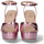 Zapatos Mujer Sandalias Exé Shoes SANDALIA TACÓN EXÉ OPHELIA-645 SNAKE PINK ROSA 