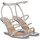 Zapatos Mujer Sandalias Exé Shoes SANDALIA TACÓN EXÉ MAGGIE-841 STRASS SILVER PLATA