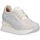 Zapatos Mujer Sandalias Exé Shoes SNEAKERS B665-K377 GLITTER WHITE BLANCO