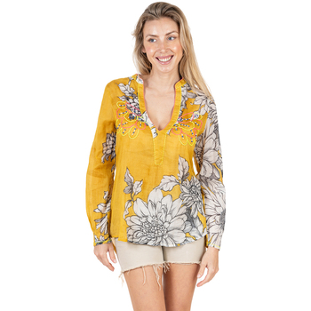textil Mujer Tops / Blusas Isla Bonita By Sigris Camisa Amarillo